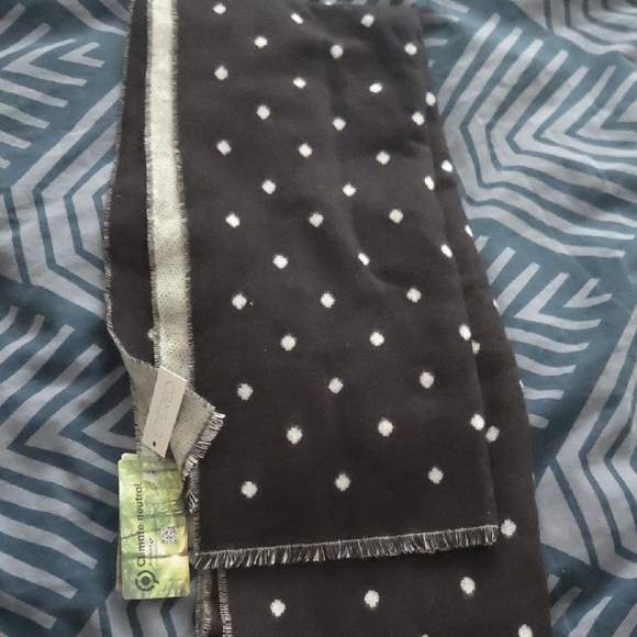 Etereo Other - Etereo Black and White Polka Dot Scarf